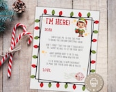 PRINTABLE Christmas Elf Welcome Letter, New Elf Arrival Letter, First Time Elf Welcome, Elf Introduction, Christmas Tradition US Letter & A4