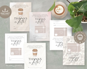 STAMPABILE Titolare della carta regalo del caffè di apprezzamento per l'insegnante, regalo di ringraziamento per l'insegnante, stampabile per l'insegnante di fine scuola, regalo dell'ultimo giorno di scuola