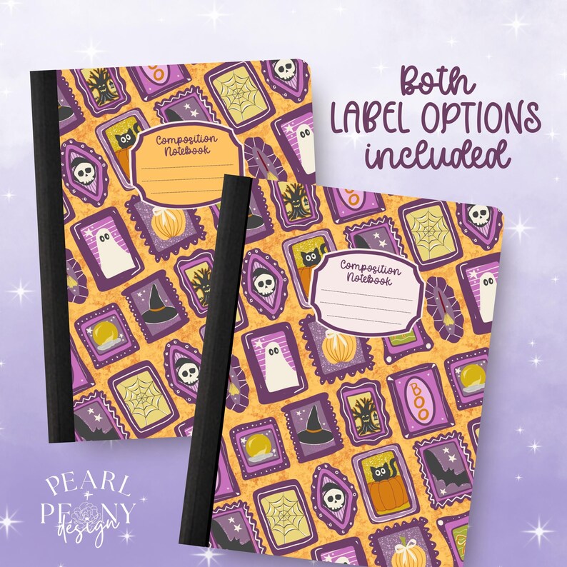 PRINTABLE Composition Notebook Cover PNG, Back to School Journal Cover ...