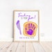 PRINTABLE Teacher Appreciation Handprint Art Craft, Keepsake Art ...