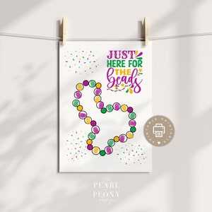 mardi gras handprint art