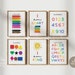 PRINTABLE Set of 6 Preschool Classroom Posters, Homeschool Printables ...
