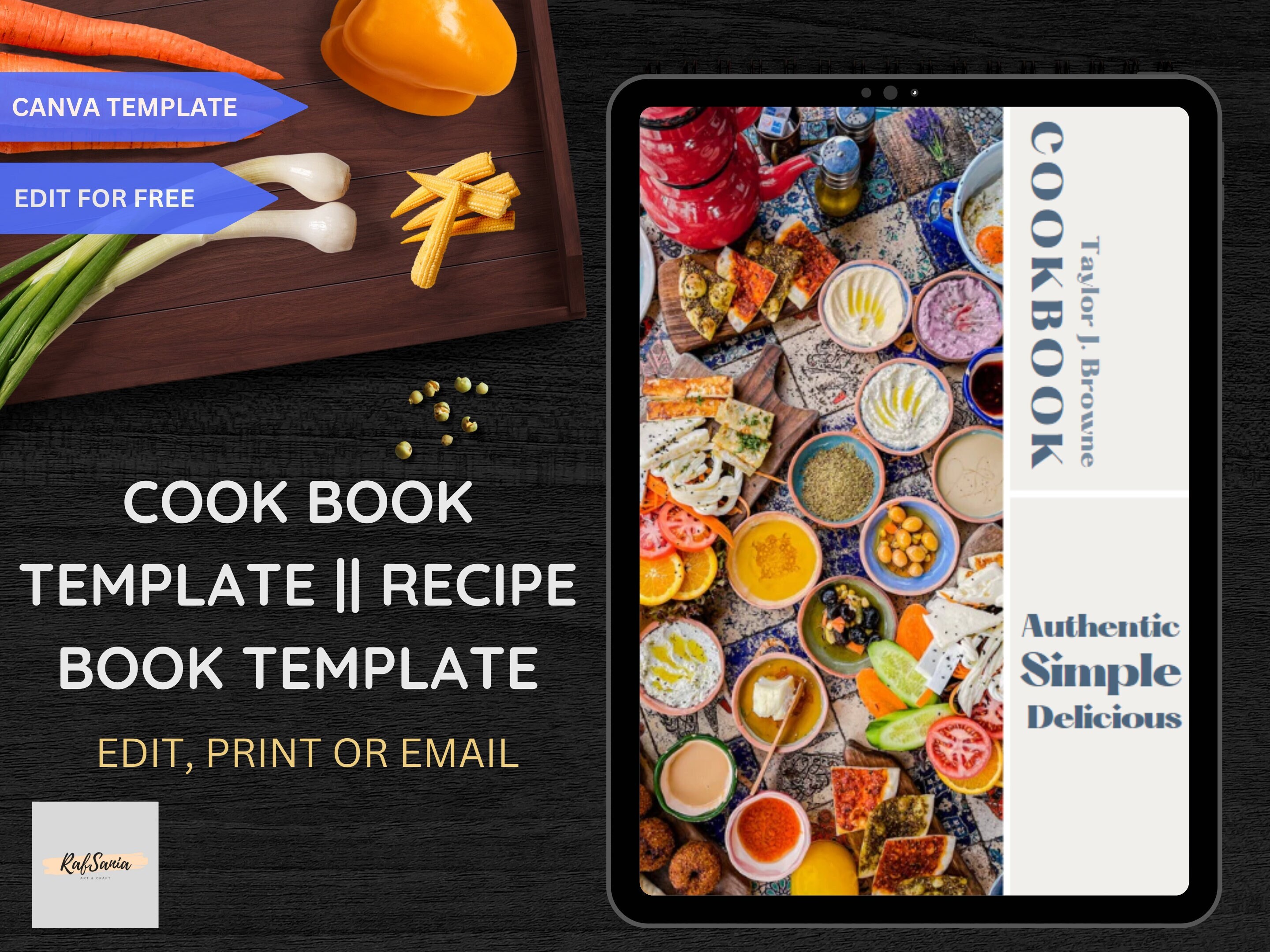 Recipe Book Template for Canva (1084172)