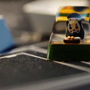 Niedliche Keycap, Lila Artisan Keycap, Geschenke für, Geburtstag, Weihnachtsgeschenk, Geschenk für Bruder, Hochzeitsgeschenk, besonderes Geschenk, Geschenk