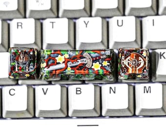 Lords keycaps, rings keycaps, vikings keycaps, artisan keycaps, gift for your boyfriends