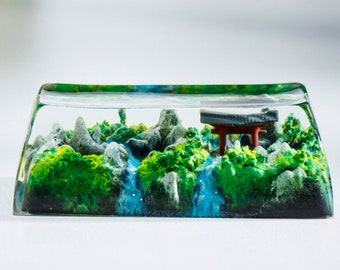Torri Gate Spring, Artisan Keycap, Custom 2U SA keycap, Keycap set, Valorant Keycap, Custom Keycap, Keycap, Enter keycap, spacebar keycap
