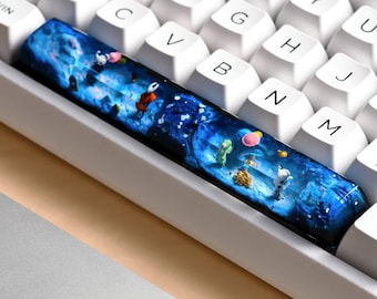 Custom keycap,H.ol.low Kn.ight inspired keycap for mechanical keyboard,Anime keycap, custom gaming keyboard, Gift for him