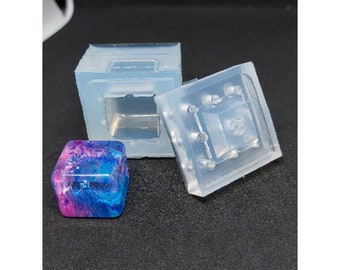 Keycap Mold, Glossy SA R1, Cube, Enter, Shift, Silicone Mold For Resin Keycaps, Silicone Mold, Custom Keycaps, Resin Keycap, Handmade Keycap