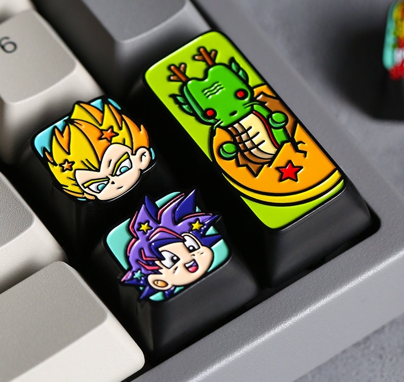 Dragon Ball Keycap Songoku Keycap Vegeta Piccolo Frieza Etsy