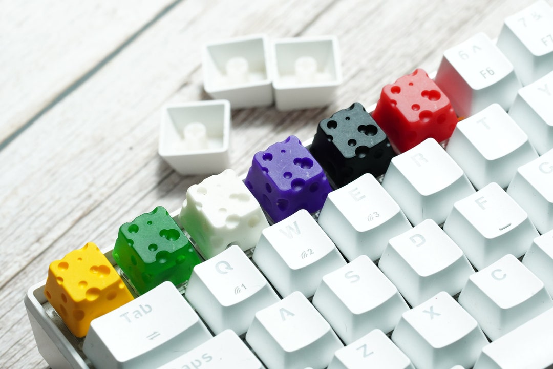 Cheese Keycap, Artisan Cheese Keycap, Cake Keycap, Custom Keycaps