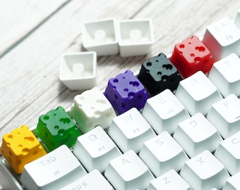 Cheese Keycap, Artisan Cheese Keycap, Cake Keycap, Custom Keycaps, Artisan Keycap, Resin Keycap, Keycap Sets, Handmade keycap
