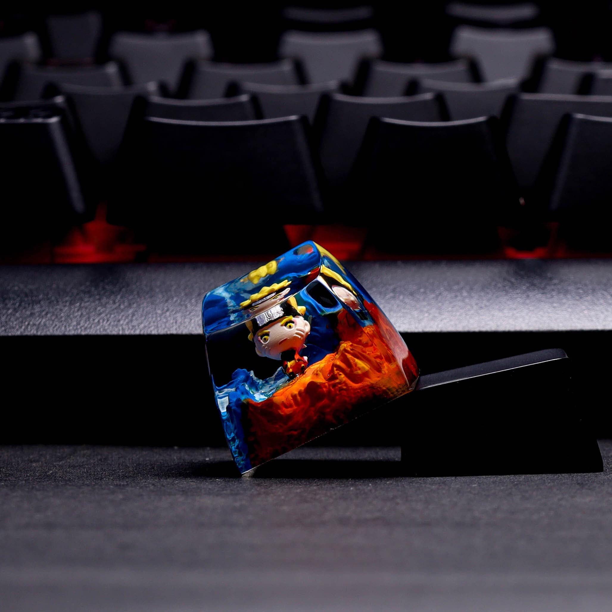 Handmade Anime Artisan Keycap, Custom Resin Keycap, Artisan Keycaps ...