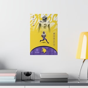 Justin Jefferson x Vikings - ( NO FRAME ) Premium Matte Vertical Posters