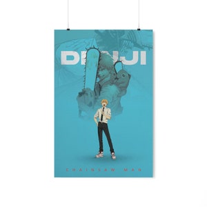 Denji x Chainsaw Man - ( NO FRAME ) - Premium Matte Vertical Posters