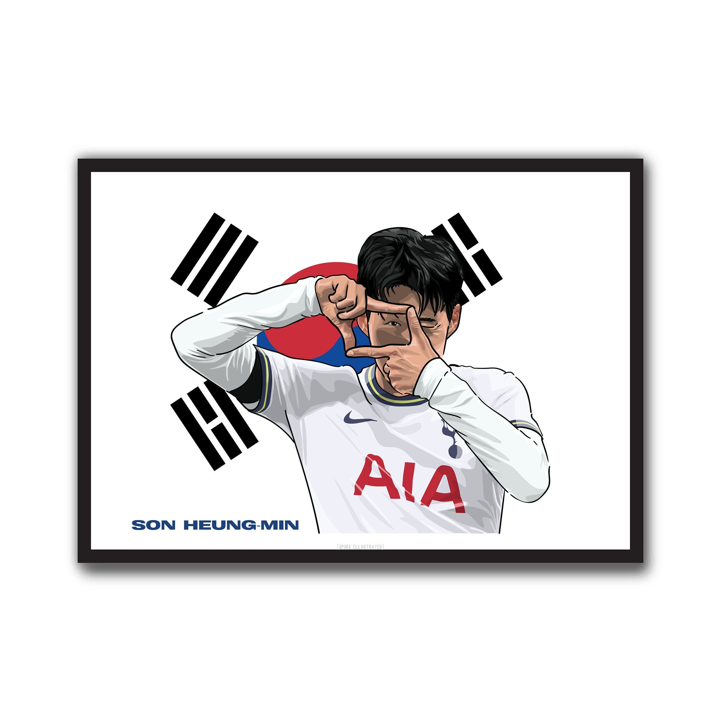 Tottenham Hotspur Print Son Heung Mins Celebration photo image