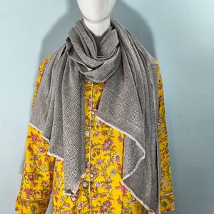 Pure Pashmina Scarf Soft Boho Handmade Shawl, Ethnic Wrap from India | Fair Trade Stole