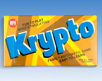 Krypto Family Arithmetic Math Game. Made in the USA by MPH. Sealed