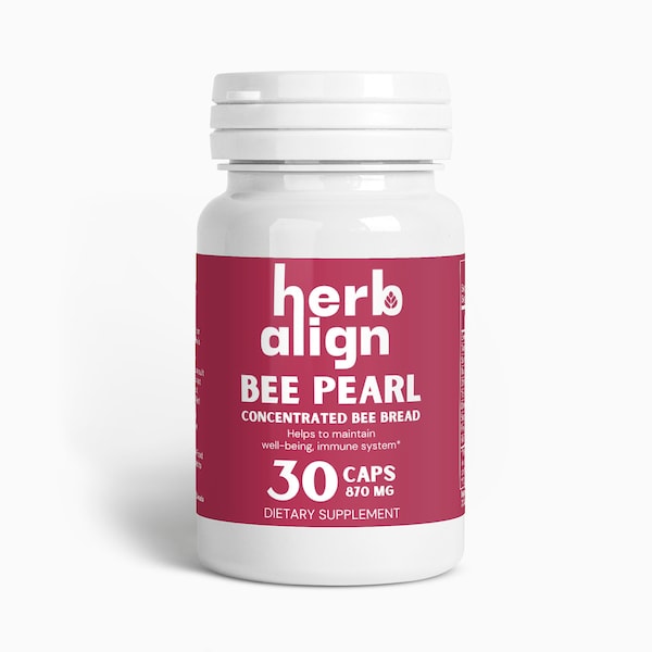 Bee Pearl Capsules for Immunity & Vitality – 30 Capsules, 1300mg