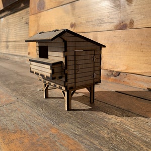 Mini Chicken Coop SVG Downloadable File