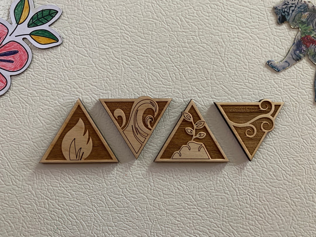Abstract Element Magnets - Etsy