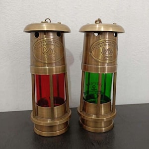 6&quot; Nautical Brass Ship Lantern: Maritime Home Decor