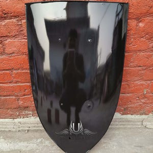 Medieval Knight Heater Shield / Handmade Steel Armor Shield / Battle Ready Cosplay Shield / Best Gift For Home Décor