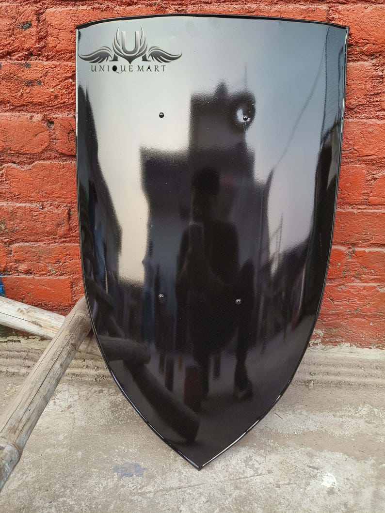 Handmade Steel Knight Shield: Medieval Battle Ready Cosplay Armor - Etsy
