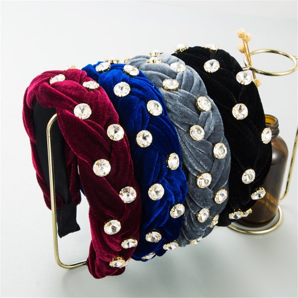 Jeweled Headband Etsy