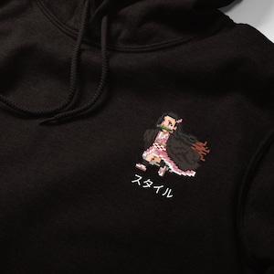 Anime Character Hoodie, Pixel Art Anime Hoodie, Minimalistic Hoodie, Unisex Hoodie, Mens Hoodie, Womens Hoodie, Anime hoodie