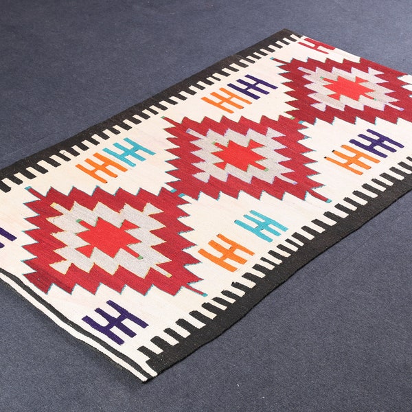 Kilim White Runner Etsy