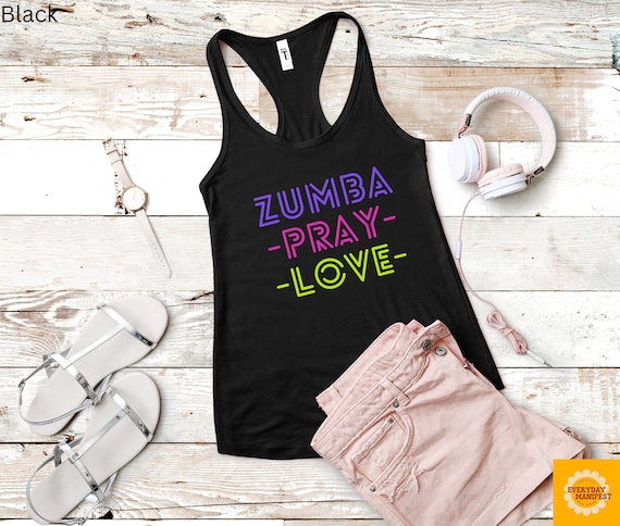 zumba racerback tops
