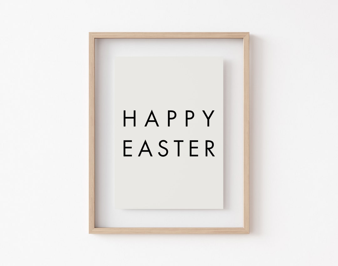 Easter Printable Wall Art Easter Digital Art Spring Wall Art Easter ...
