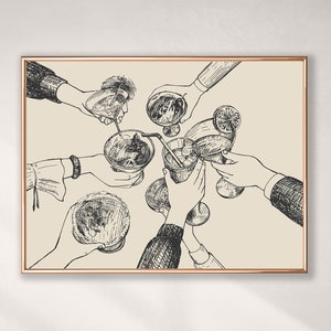 Proost afdrukken | Barwagen wanddecoratie | Proost teken | Accessoires voor barwagens | Barwagen kunst aan de muur | Proost afdrukbare | Barwagen kunst | Digitaal
