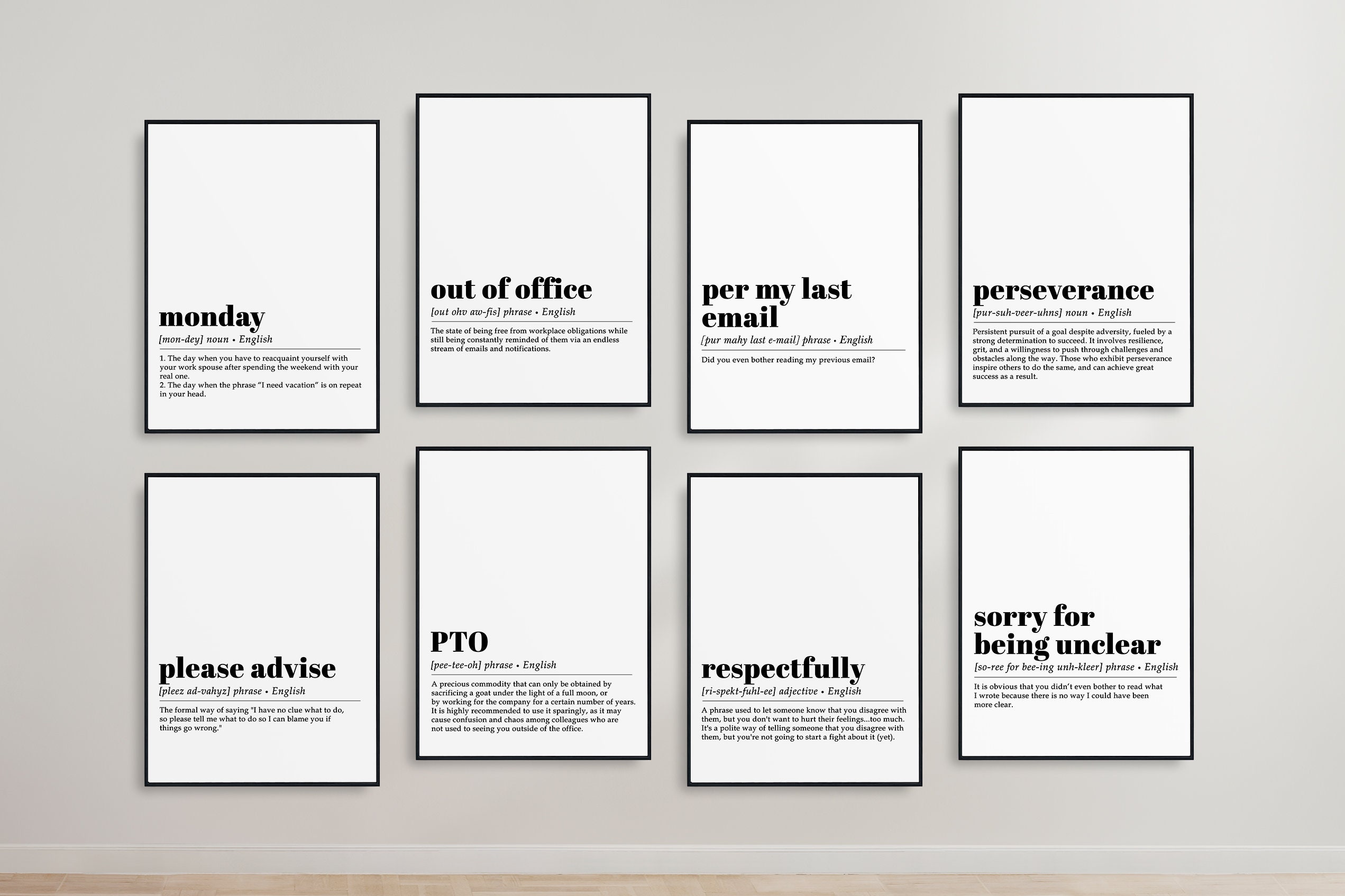 Office Wall Art Set | 50 PRINTABLES | Mega Bundle | Home Office Decor ...