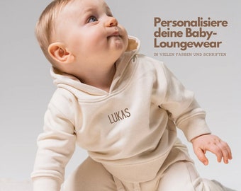 Personalisiert Namens-Pullover/Hosen, Baby und Kinder, bedrucken, Geschenk Geburt oder Geburtstag, Buchstaben