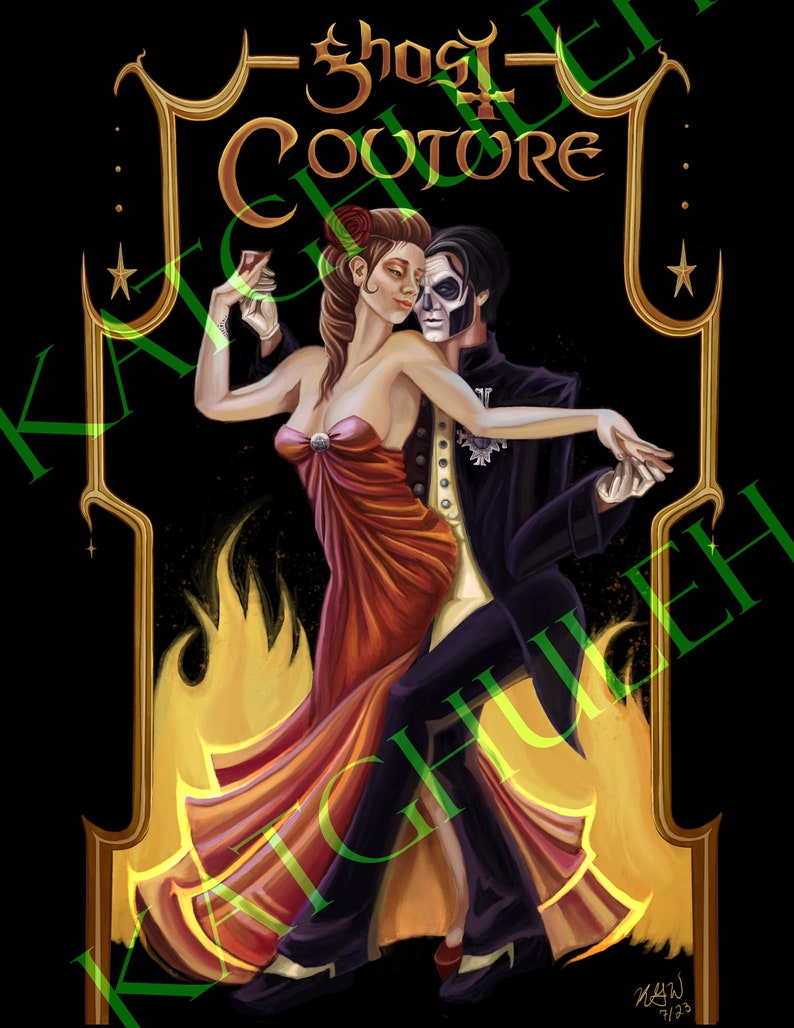 Devils Tango Ghost Couture Fanart Print - Etsy