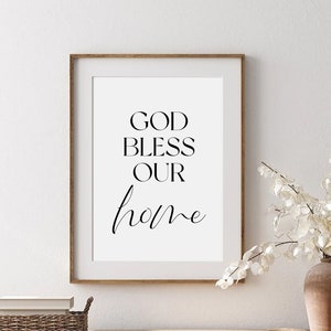 23+ God Bless Our Home Wall Decor