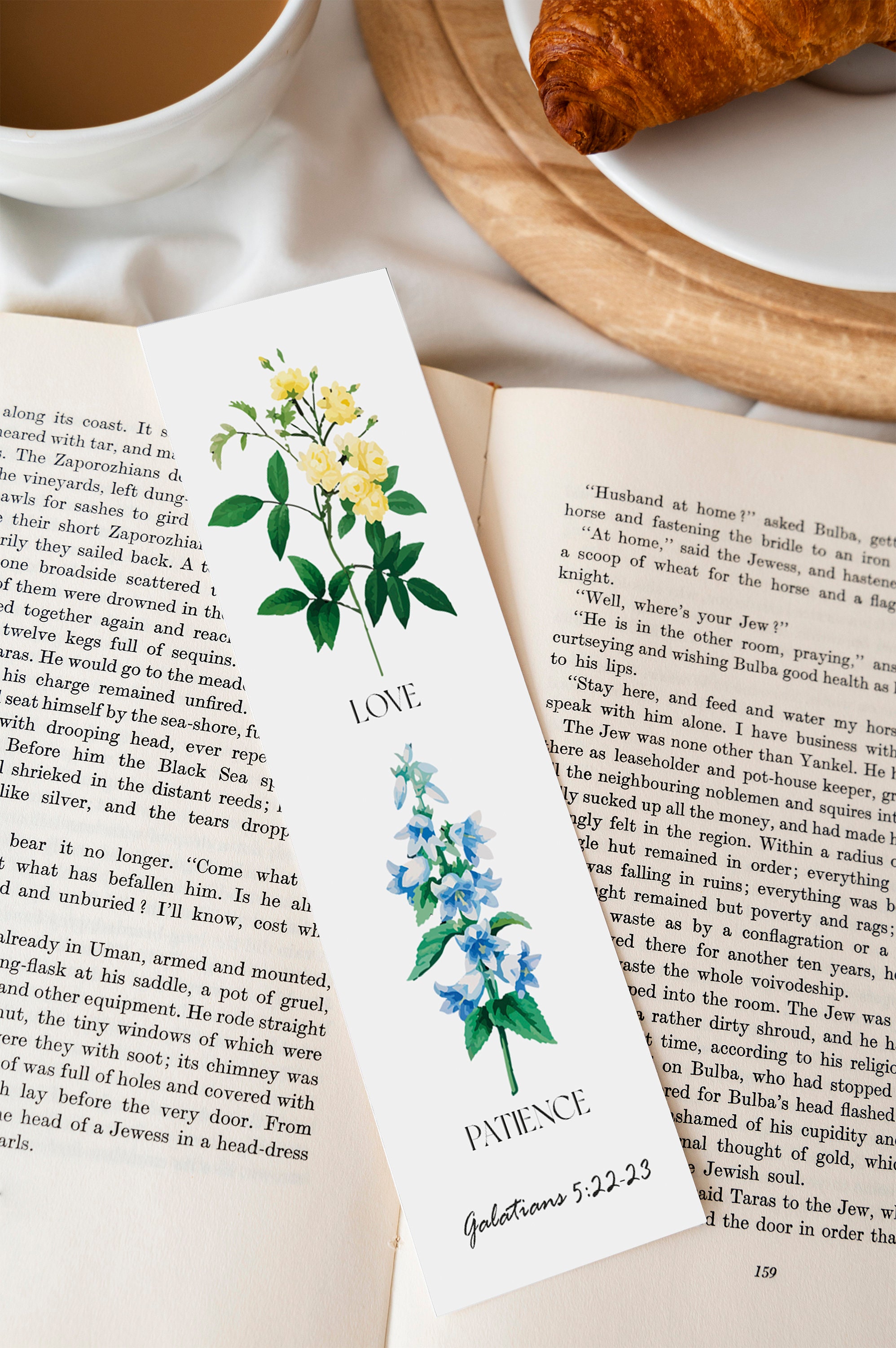 Printable Bible Verses Bookmarks Set Watercolor Floral - Etsy
