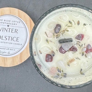 Winter Solstice Intention Candle