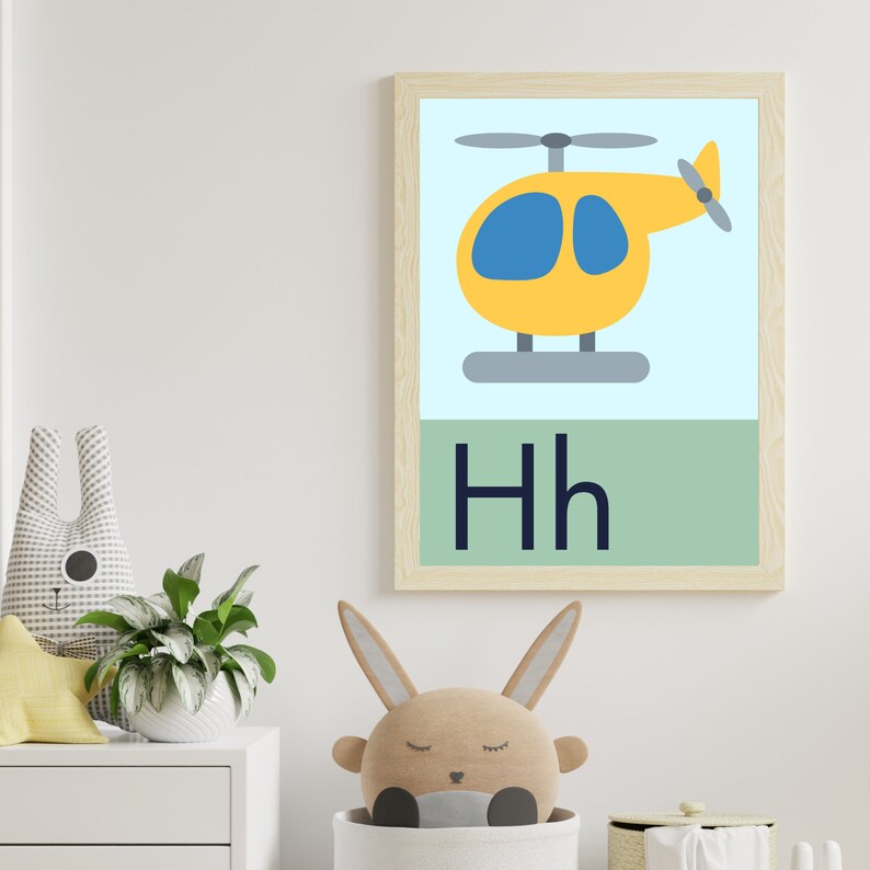 Alphabet Chart Alphabet Poster Letter H Abc Learning Abc Print Alphabet