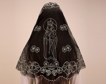 Our Lady Church veil,  Lace Mantilla Catholic Mass Veil Religious Head Covering