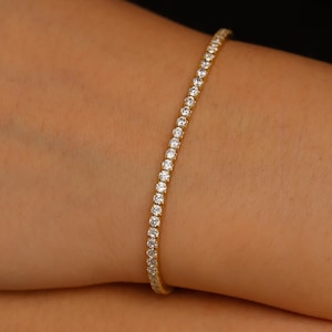 Sterling Silver Waterway Tennis Bracelet with CZ Pave White Diamonds 画像 8