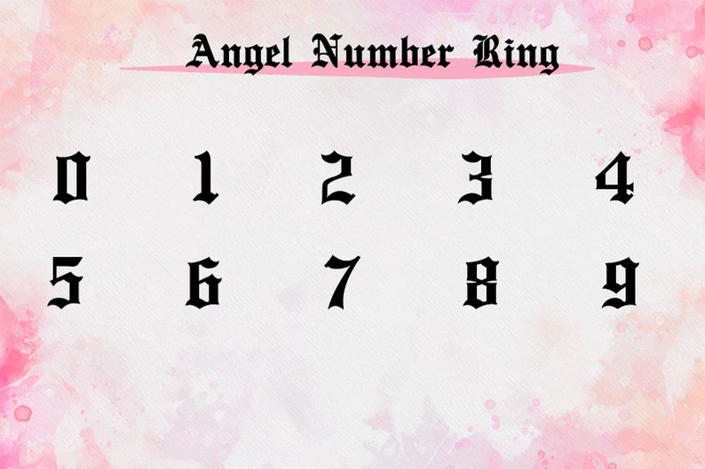 Sterling Silver Angel Number Ring: Lucky Number Numerology Jewelry image 10