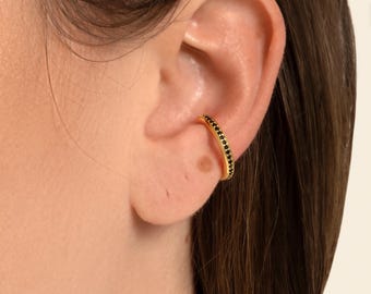 Minimal Sterling Silver Ear Cuff, No Piercing, Modern Unisex Jewelry