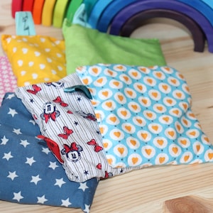 Motor skills set sensory cushion throw bag Sensoryplay Montessori sensory cushions