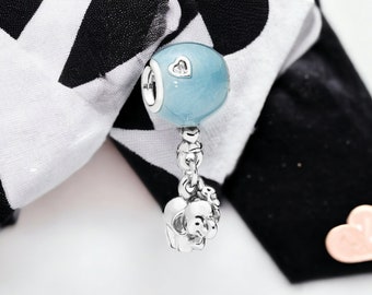 Pandora Elephant Blue Balloon Dangle Charm 797239EN169