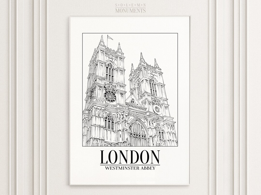 London - Westminster Abbey - No. I | Hand-drawn | Architectural ...