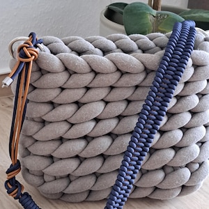 Bag Strap Paracord Strap 3 in 1 Accessories Bag Strap Bags Chunky Knit Gift Handbag Crossbody