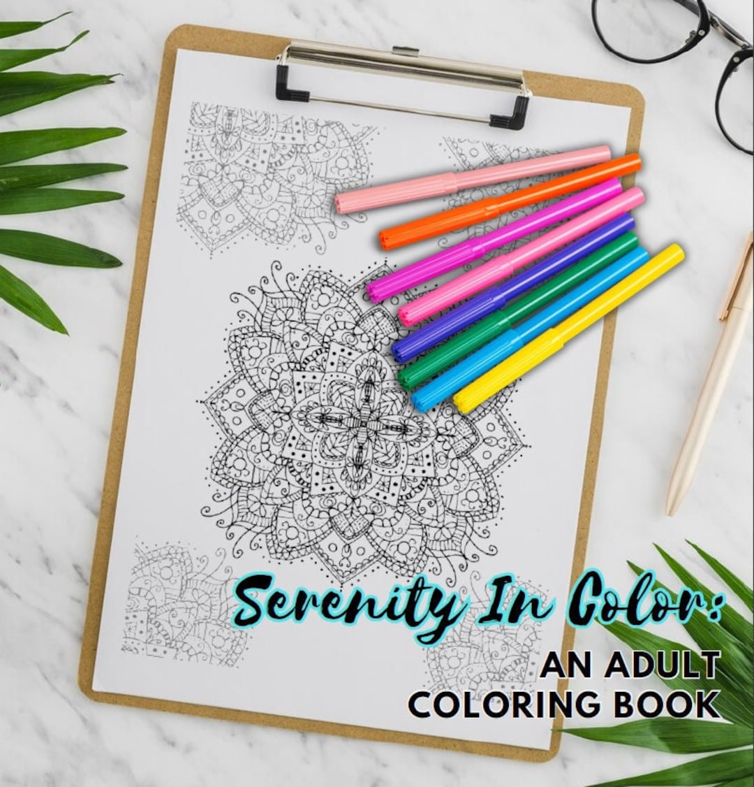 Serenity in Color: an Adult Coloring Book - Etsy
