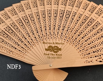 personalized  sandal wood fans. wedding fans company promotion gift laser engraved sandalwood fans. real natural wood fans for bridal shower